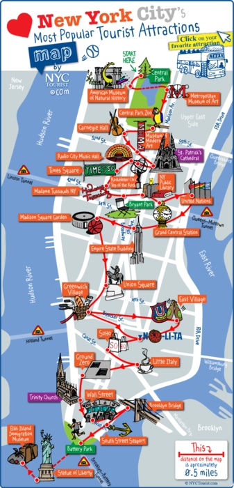 New York Maps - The Tourist Maps of NYC to Plan Your Trip