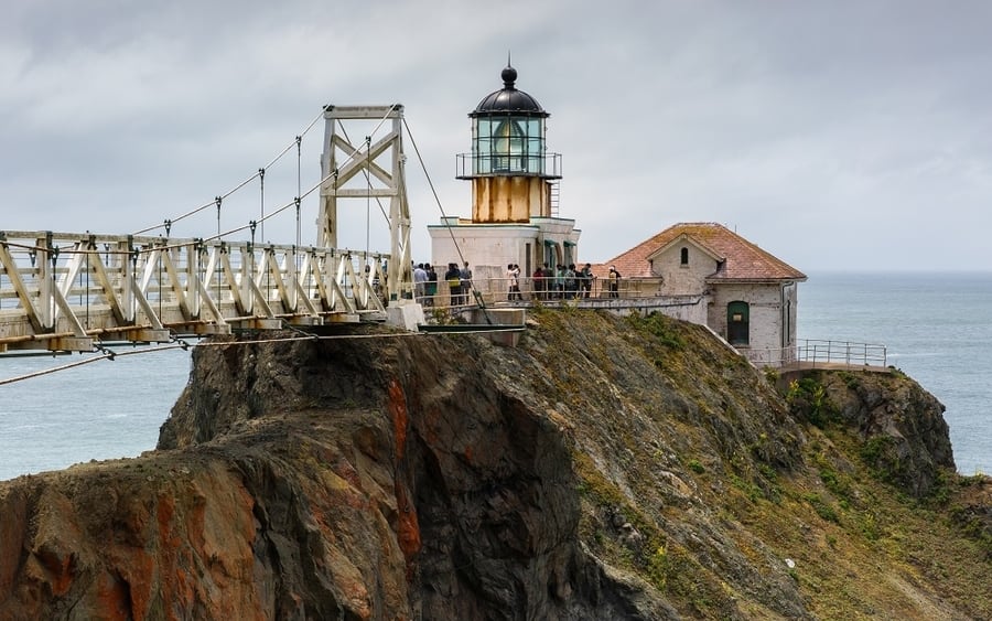 Point Bonita Lighthouse, one of the most beautiful places in San Francisco