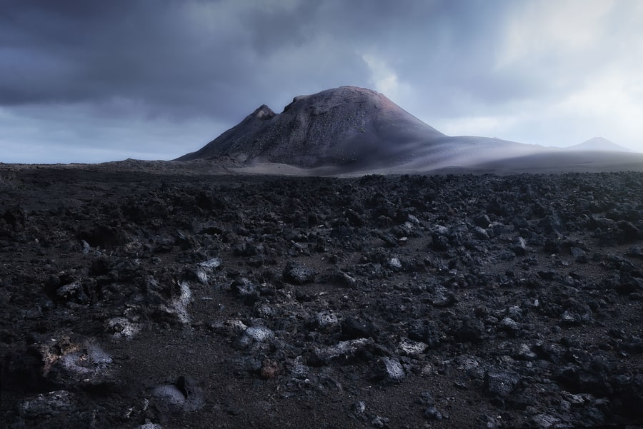 Montaña Rajada, biggest volcano in lanzarote