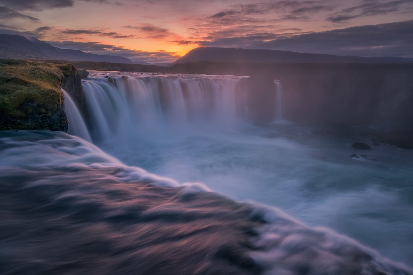 Where is Godafoss waterfall in Iceland, a spectacular waterfall of Iceland