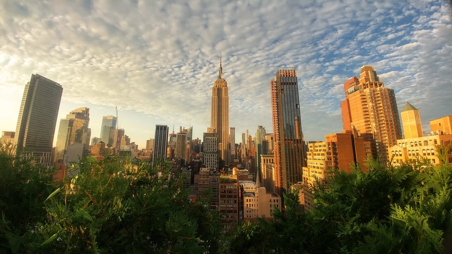 New York City skyline, free tours new york