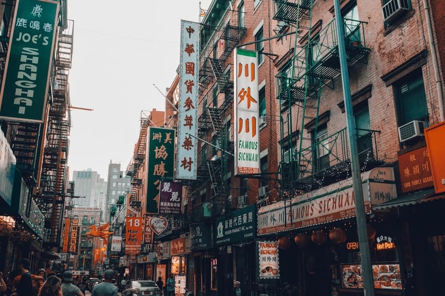 Barrio chino Manhattan Nueva York