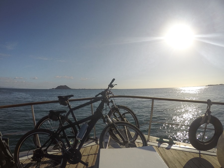 Cycling around Lobos Island, Fuerteventura