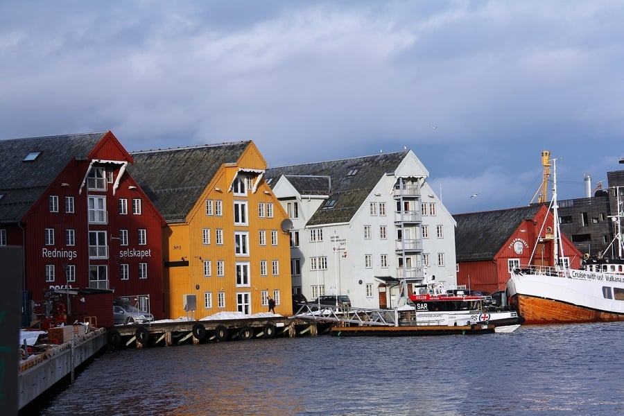 Tromsø Harbour, where to go in Tromso to see beautiful views and charming architecture