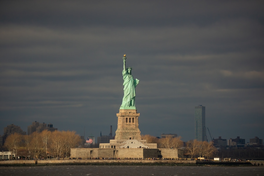 Statue of Liberty, lower manhattan itinerary