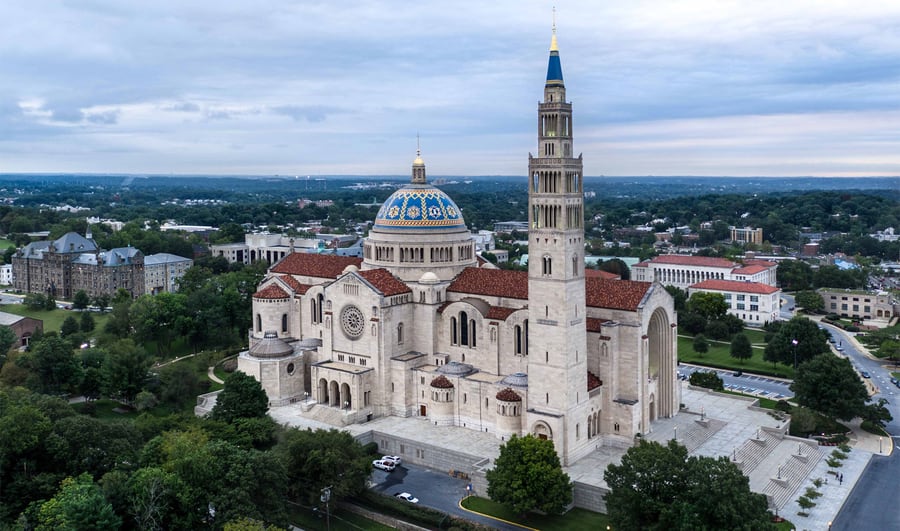 Basilica of the National Shrine of the Immaculate Conception in Washington, USA