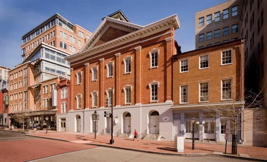 Teatro Ford, lugar de interés histórico que visitar en Washington D.C.