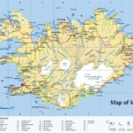 tourist map of iceland