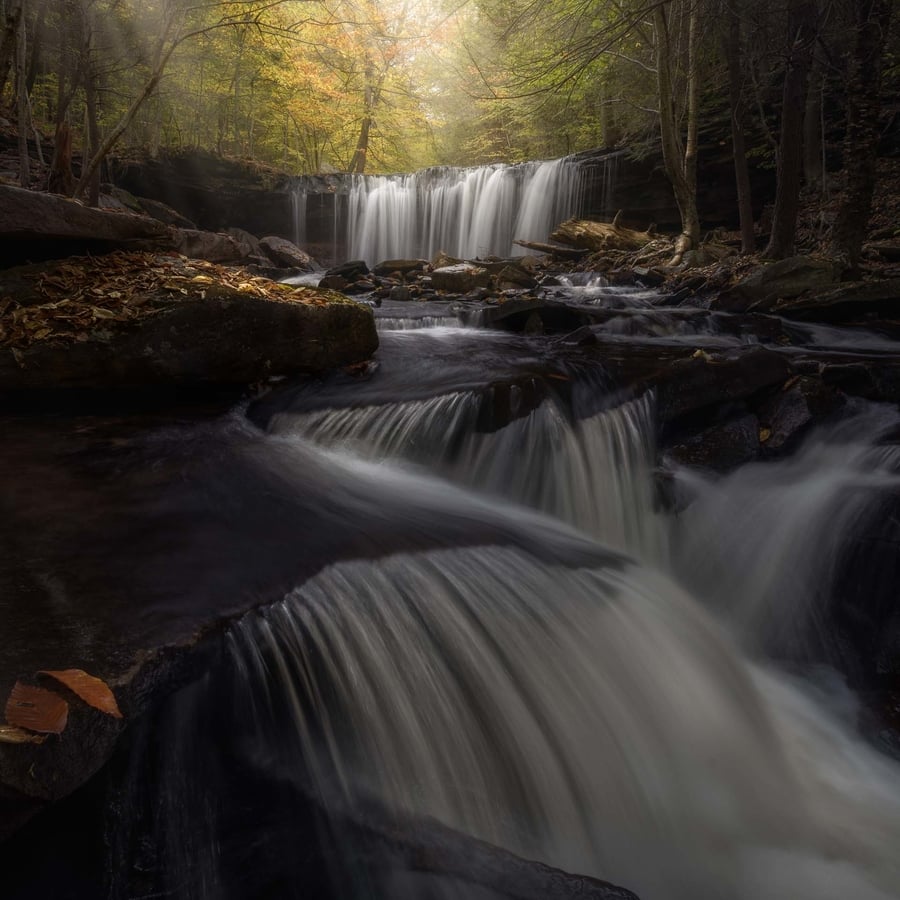 Hikes in Ricketts Glen State Park, fun things to do in PA