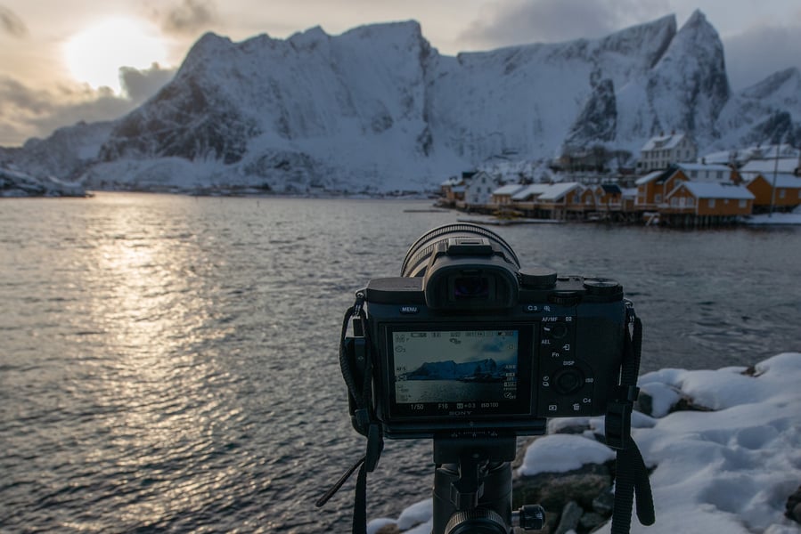 ajustes para fotografía de playa