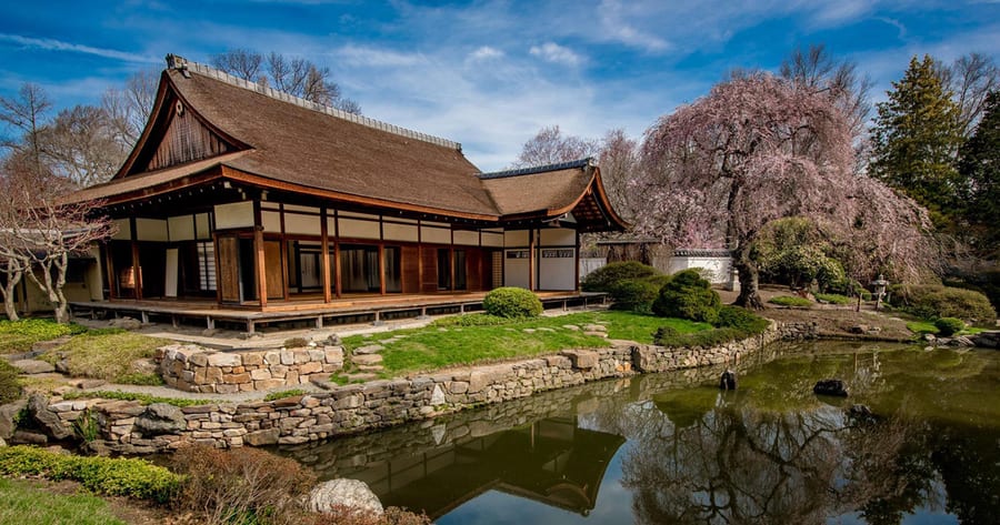Casa y jardín japonés Shofuso, uno lugar tranquilo que visitar en Philly