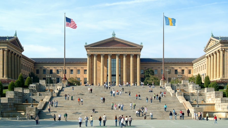 Philadelphia Museum of Art, driving from new york to philadelphia