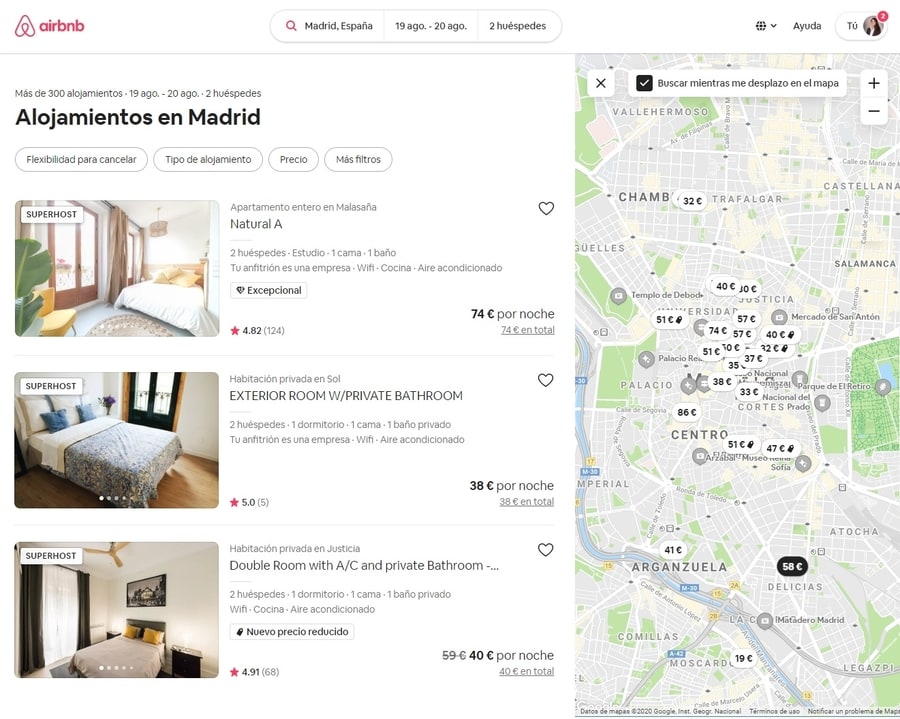 Plataforma Airbnb cómo funciona