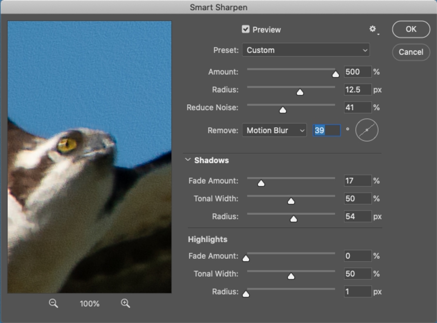 Fixing out of focus images in photoshop 
