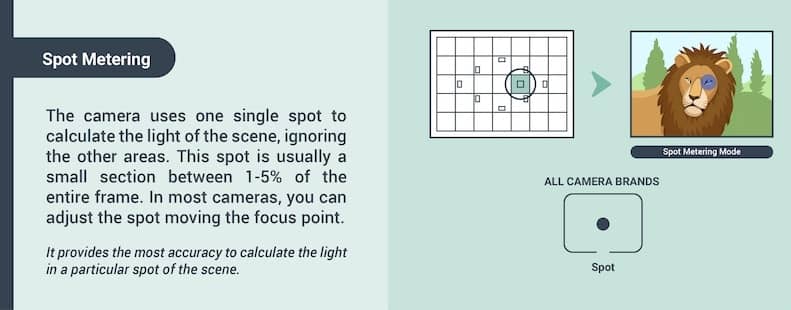 spot metering mode explained