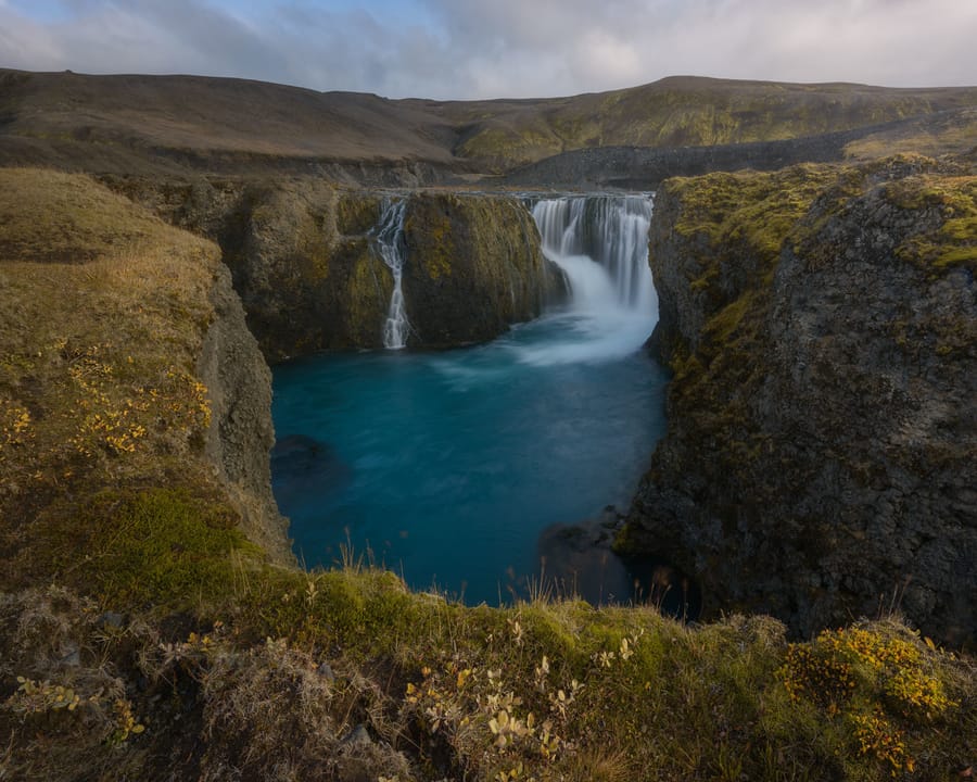 Sigoldufoss, cascadas en Islandia poco conocidas