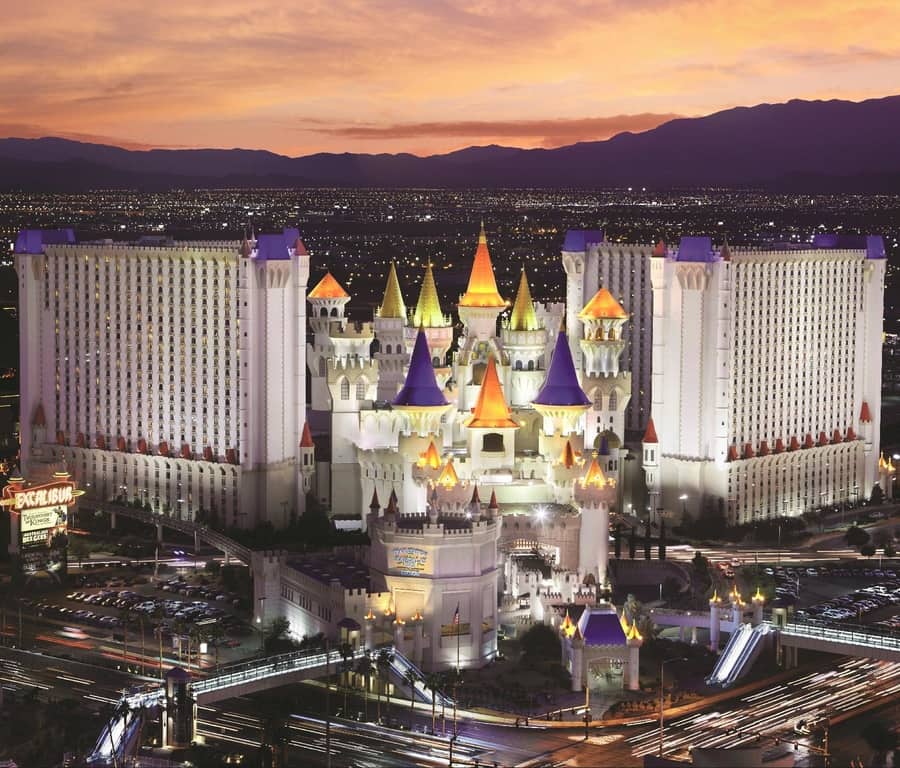 Excalibur, hoteles temáticos Las Vegas Nevada
