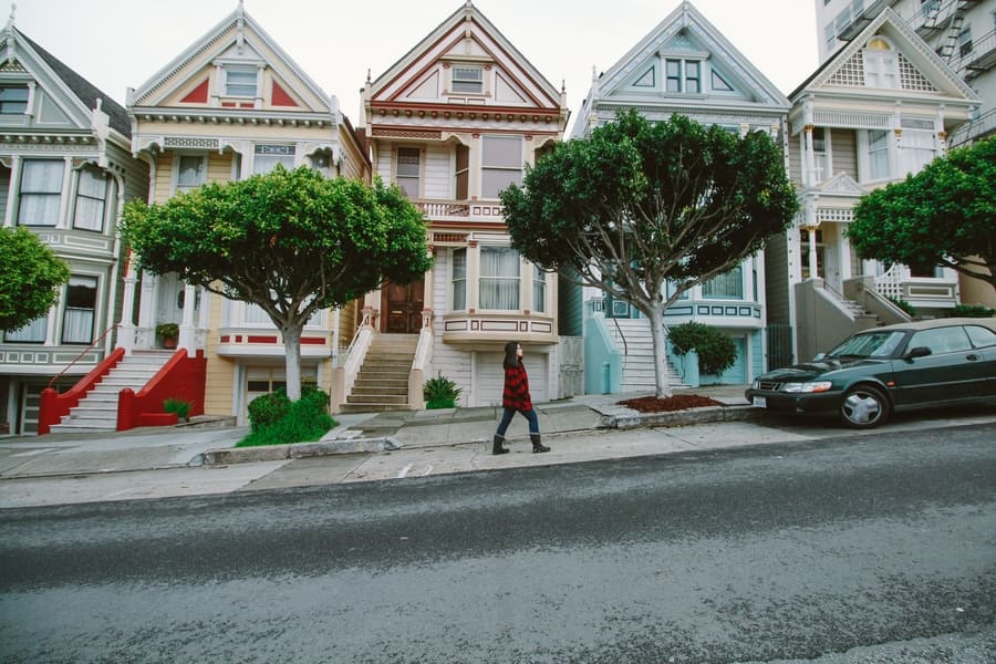 The Painted Ladies, the most famous houses in SF