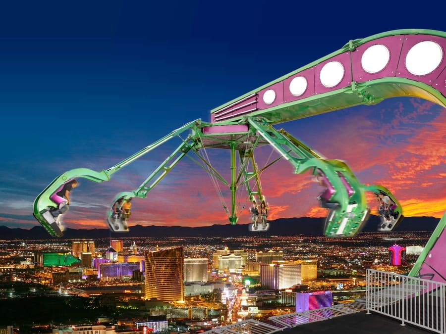 Stratosphere thrill rides, things to see in las vegas strip