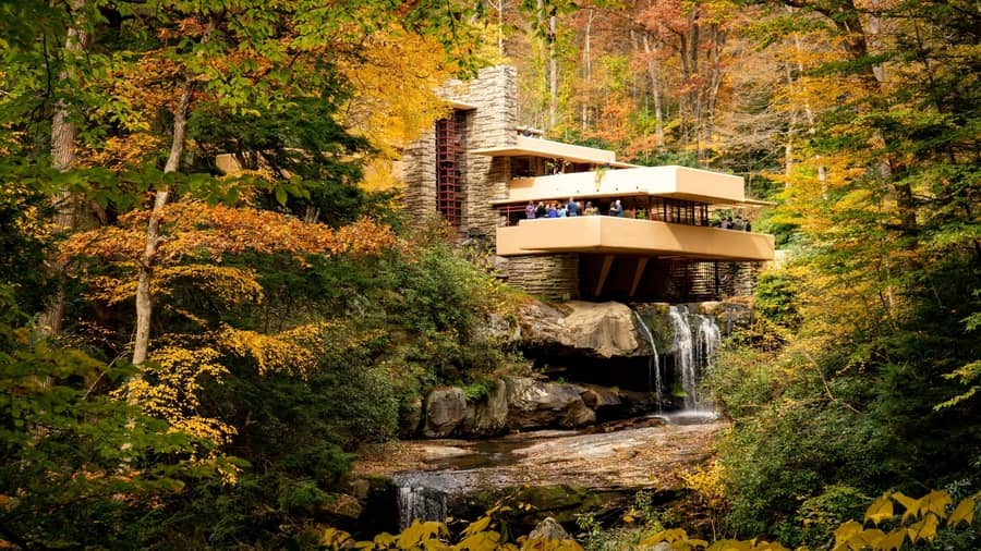 Fallingwater, best places to visit in Pennsylvania