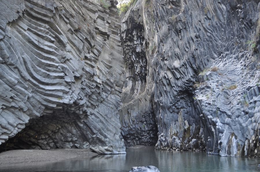 The Alcantara Gorge, must visit places in Sicily