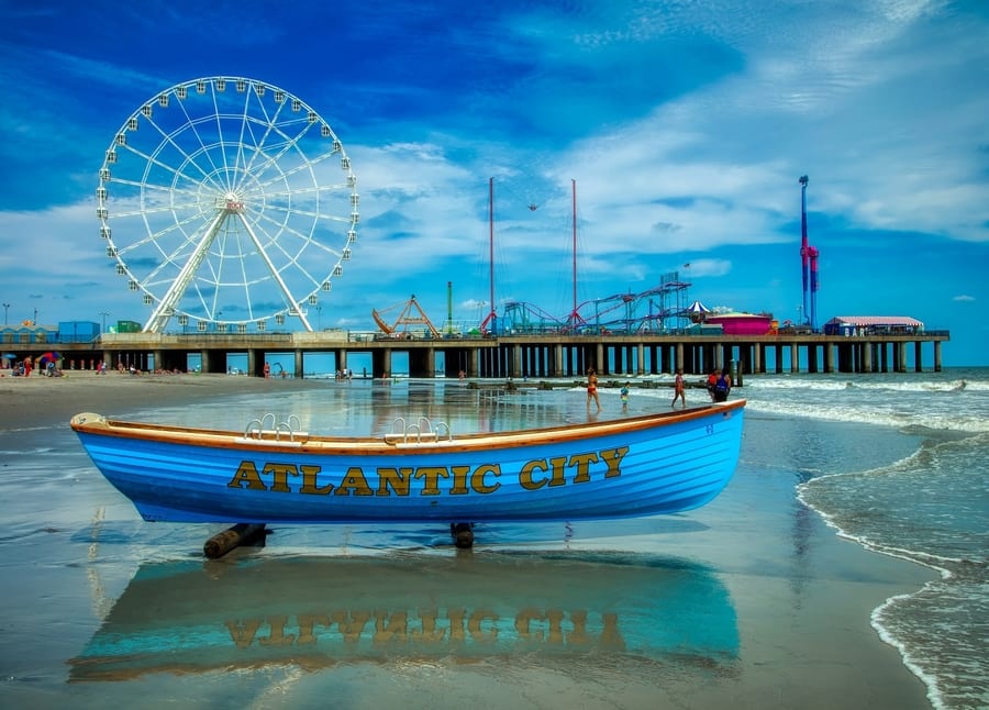 Atlantic City, NJ, cities to visit near new york