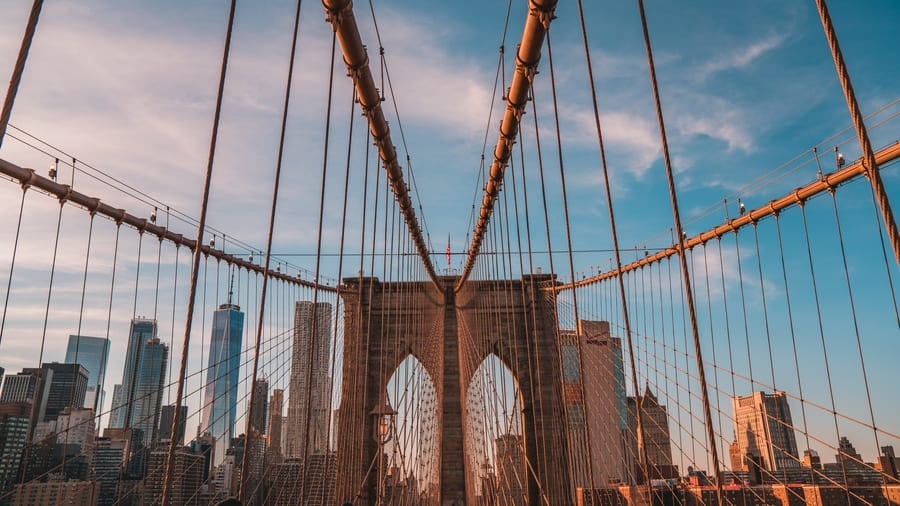 Brooklyn Bridge, 2 days in new york on a budget