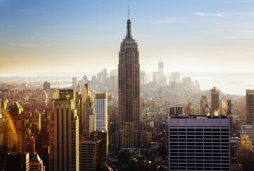 Empire State Building, 5 boroughs of new york city