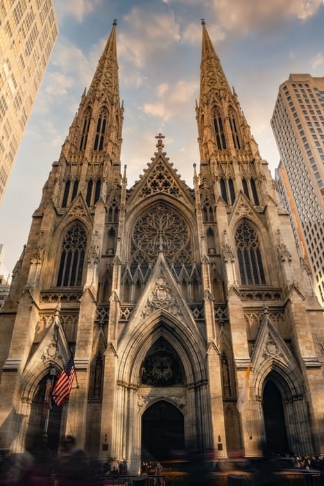 Catedral de San Patricio, uno de los edificios emblemáticos de New York