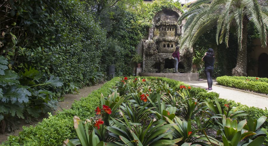 Jardines de la Tamarita, que se puede visitar en Barcelona cataluña