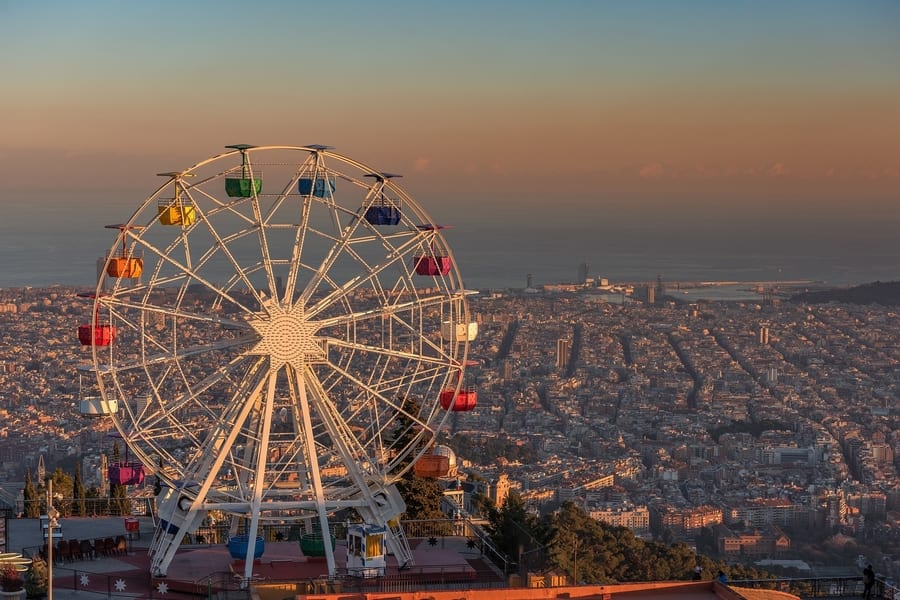 Tibidabo, things to do in Barcelona for families