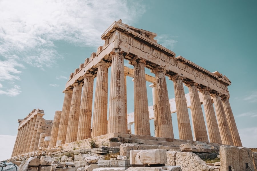 Acropolis in Greece, best travel sim for europe