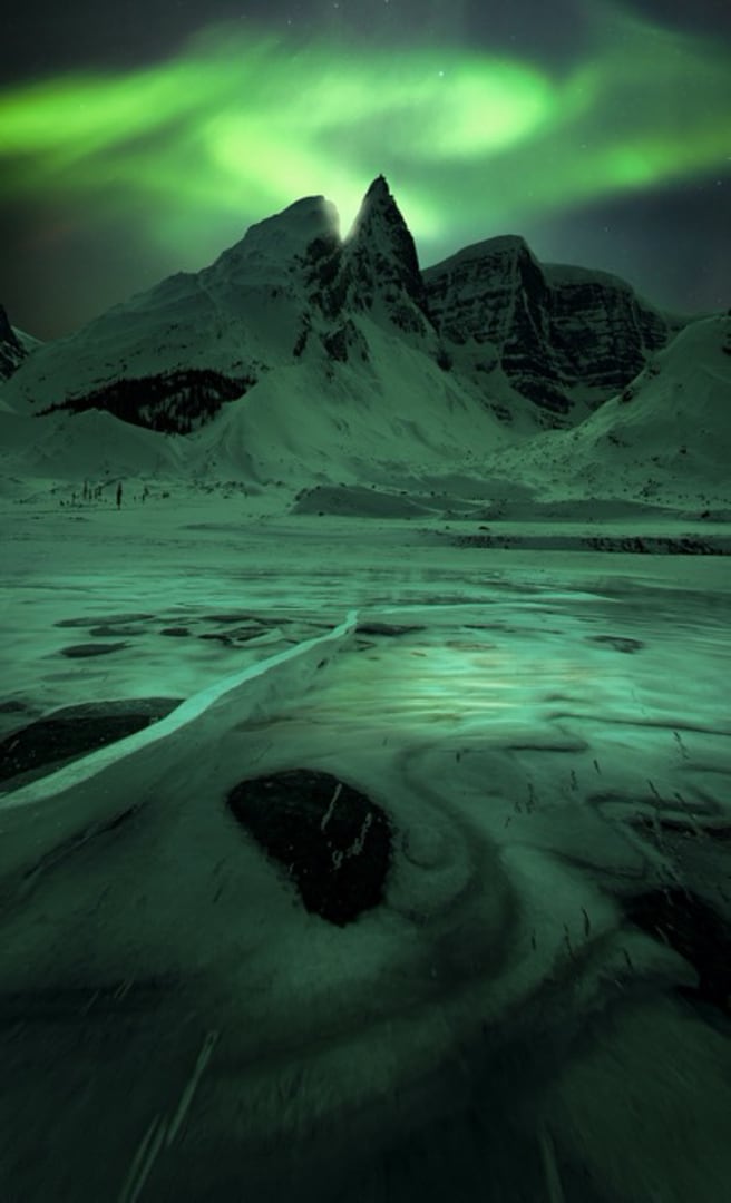 Northern Lights image over Yukon