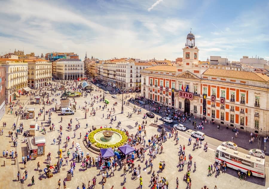 Puerta del Sol, something to do in Madrid for free