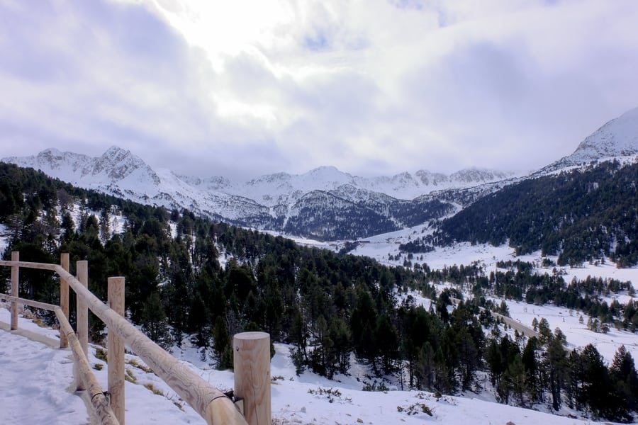 Snowy mountains in Andorra, andorra internet speed