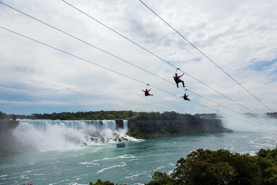 Zipline To The Falls, Niagara Falls zipline