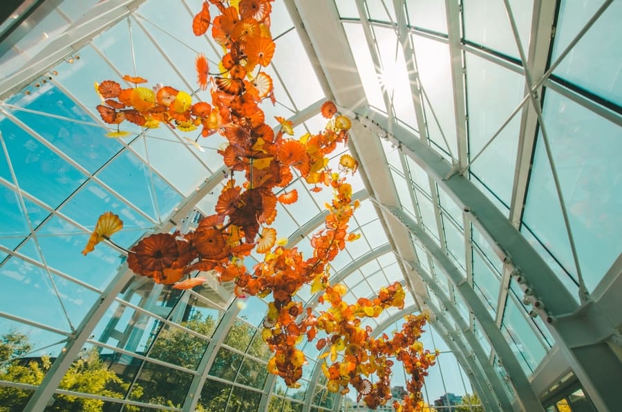 Chihuly Garden and Glass, place to go in Seattle, Washington