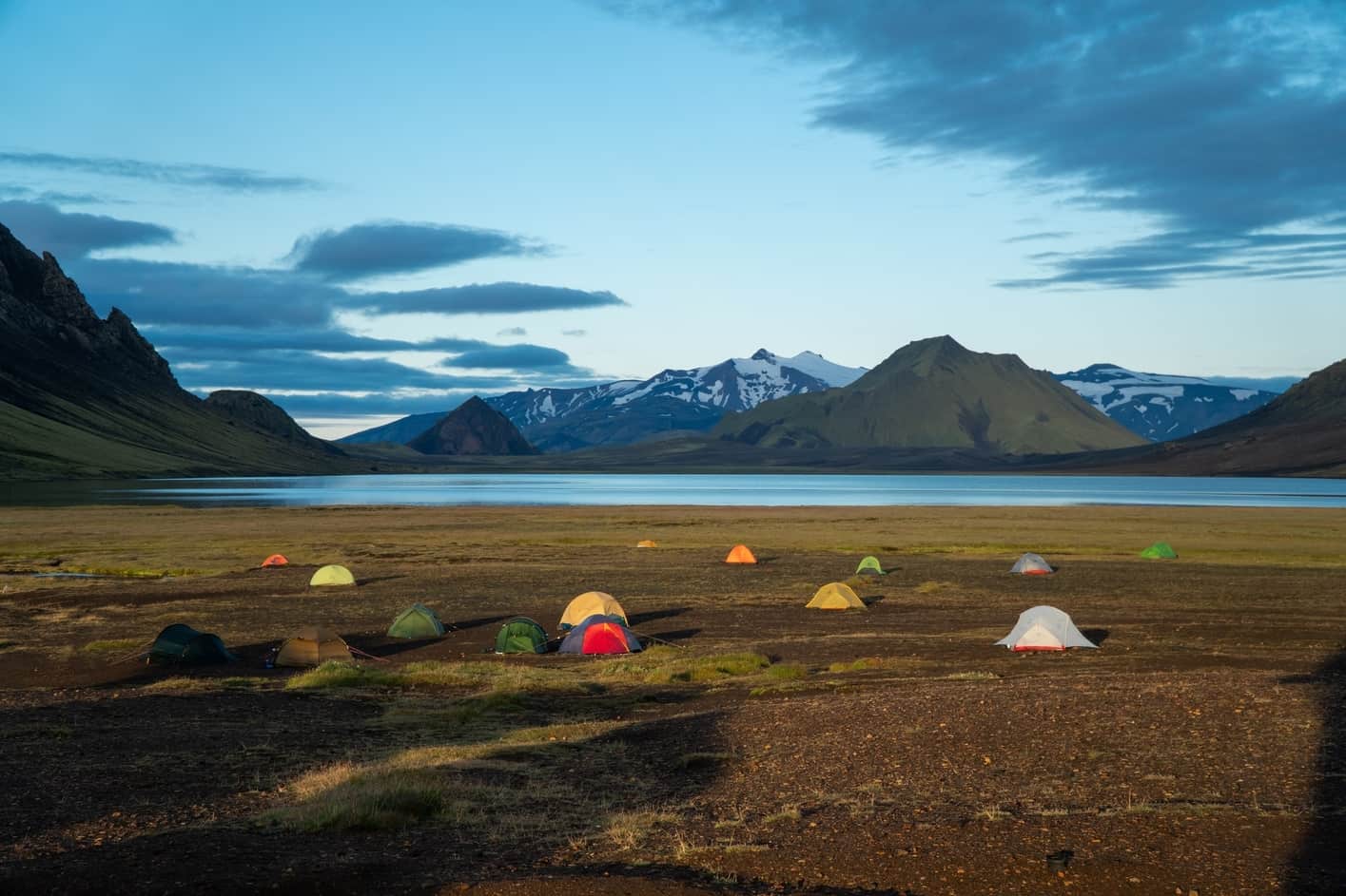 Campsites Iceland locations