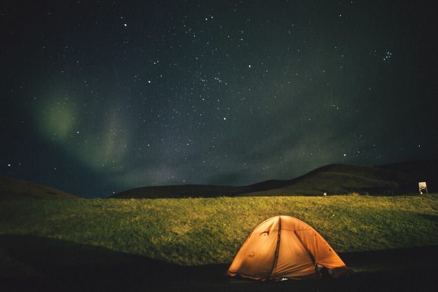Mapa de todos los campings de Islandia