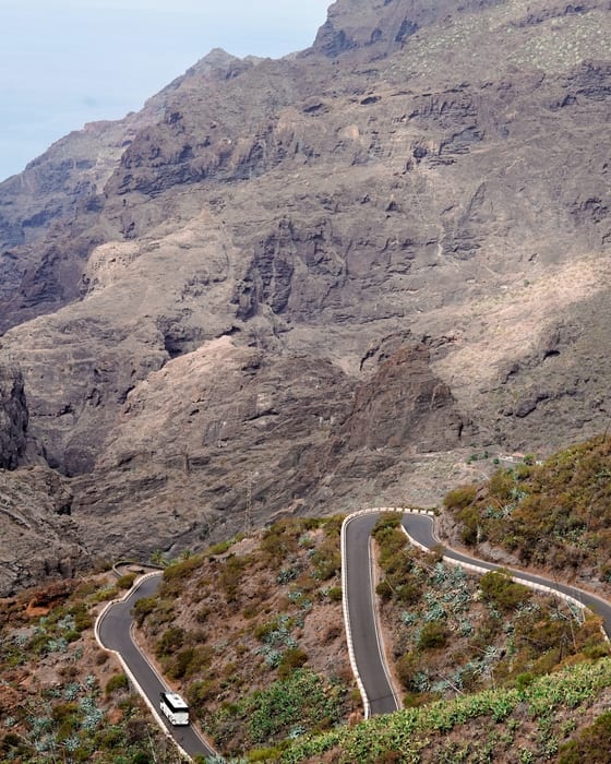Masca Tenerife carretera