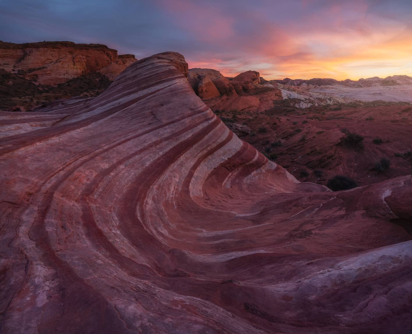 Fire Wave Trail, off-road trail in the Valley of Fire