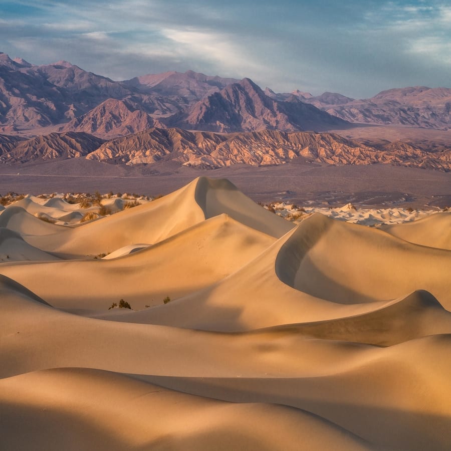 Mesquite Dunes, tours from las vegas to death valley