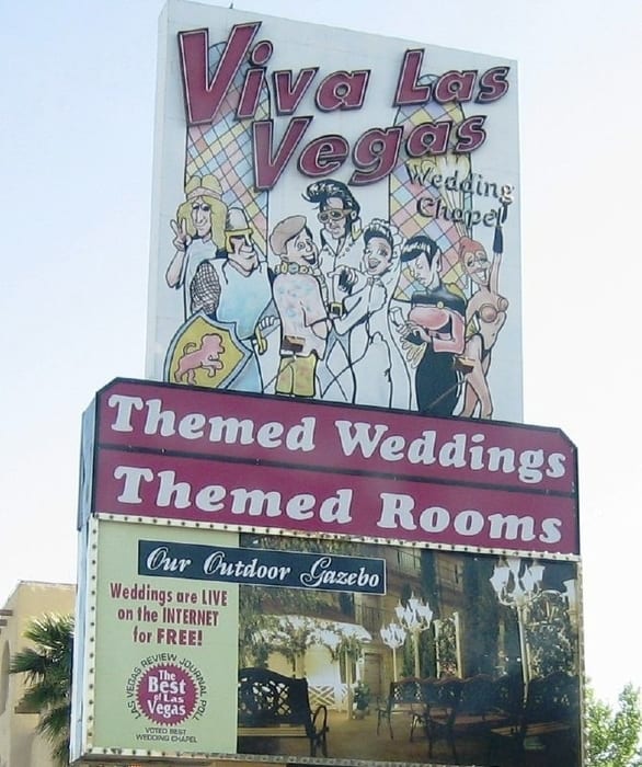 Viva Las Vegas Wedding Chapel, lugares para casarse en Las Vegas