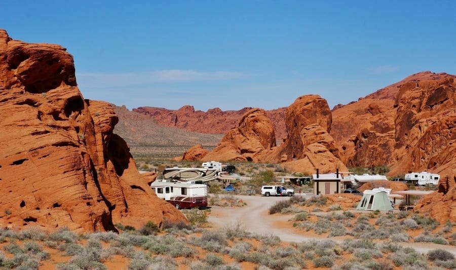 Arch Rock Campground, campings dispersos cerca de Valley of Fire
