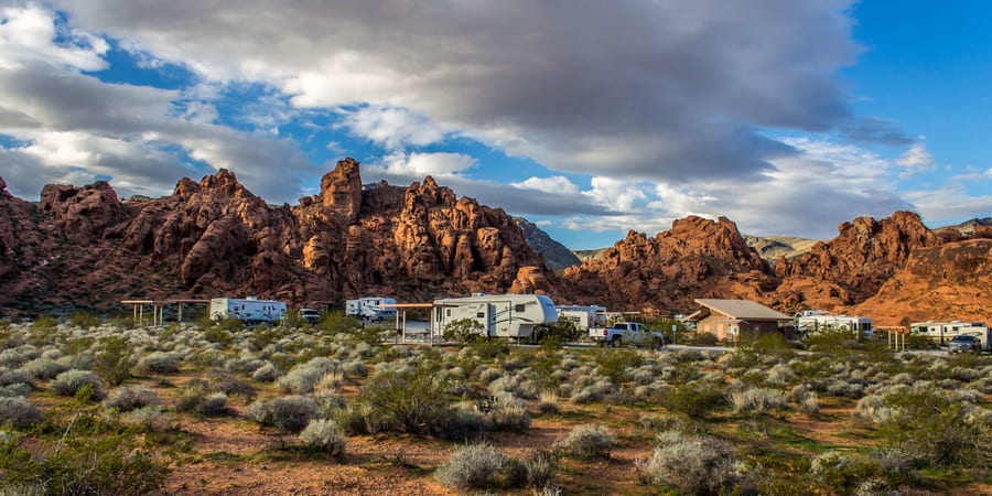Atlatl Rock Campground, un camping para caravanas cerca de Las Vegas
