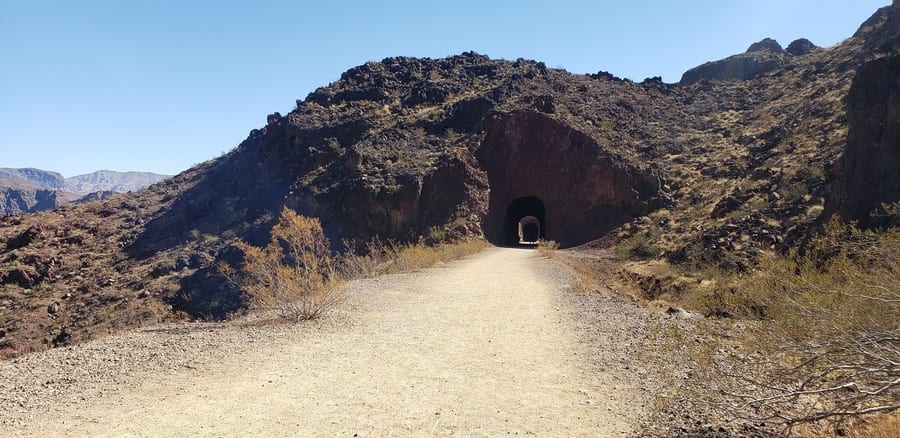 Railroad Tunnel Trail, de las mejores rutas de senderismo en Las Vegas