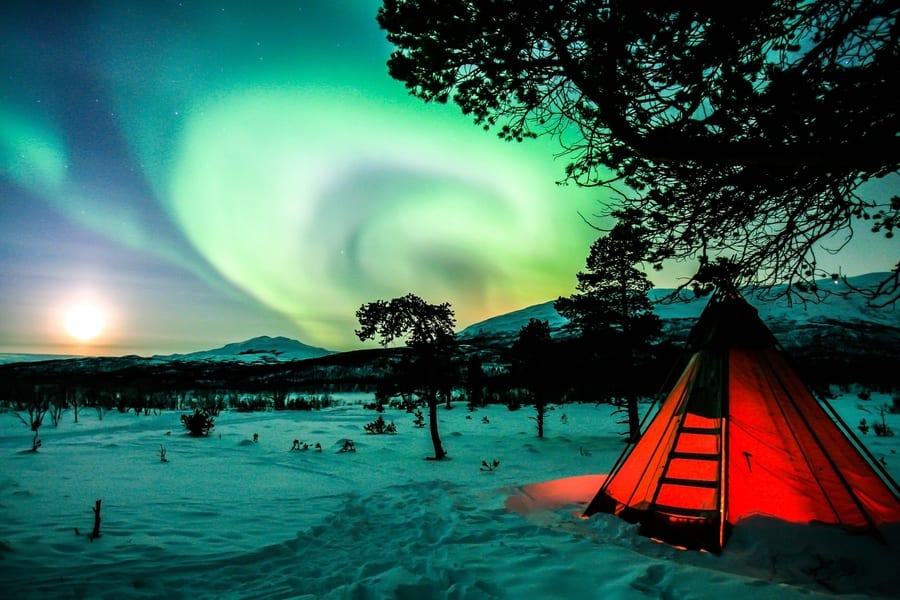 Aurora Boreal en Suecia, aurora boreal Suecia