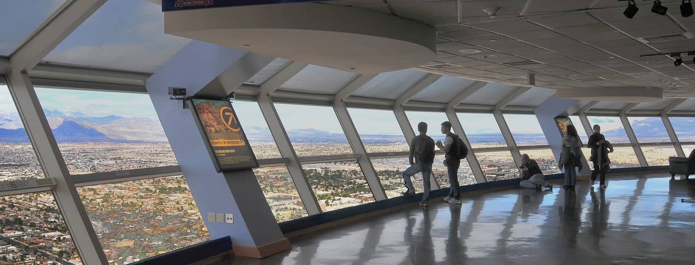 Strat observation deck best views in Las Vegas