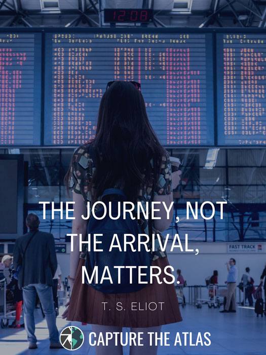 The journey, not the arrival, matters