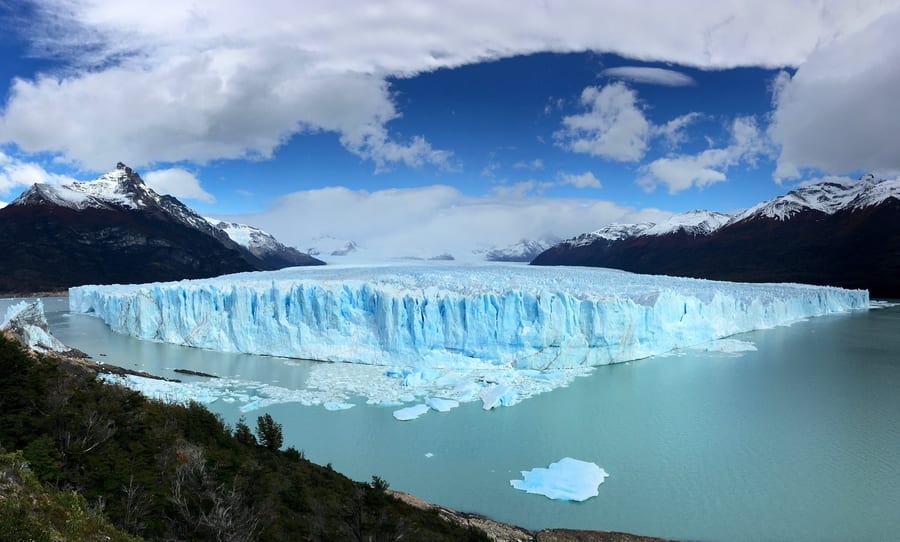 Perito Moreno glacier, safest country in south america